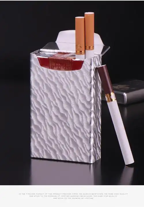 全铝合金烟盒男香烟盒壳20支装便捷软包专用个性防水雕刻烟盒套