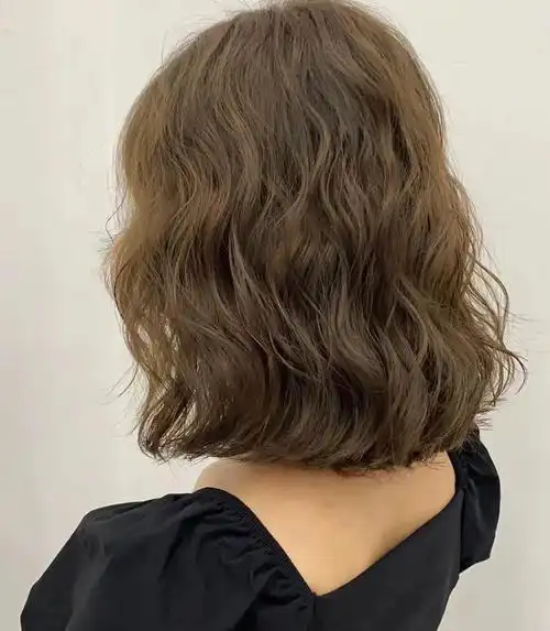 法式烫发中长发烫发蓬松烫