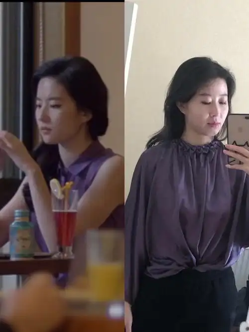 ootd刘亦菲在第三种爱情穿搭也太美了吧