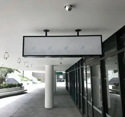 双面侧招发光灯箱店门头侧挂 大型侧翼吊挂 户外亚克力灯箱广告牌