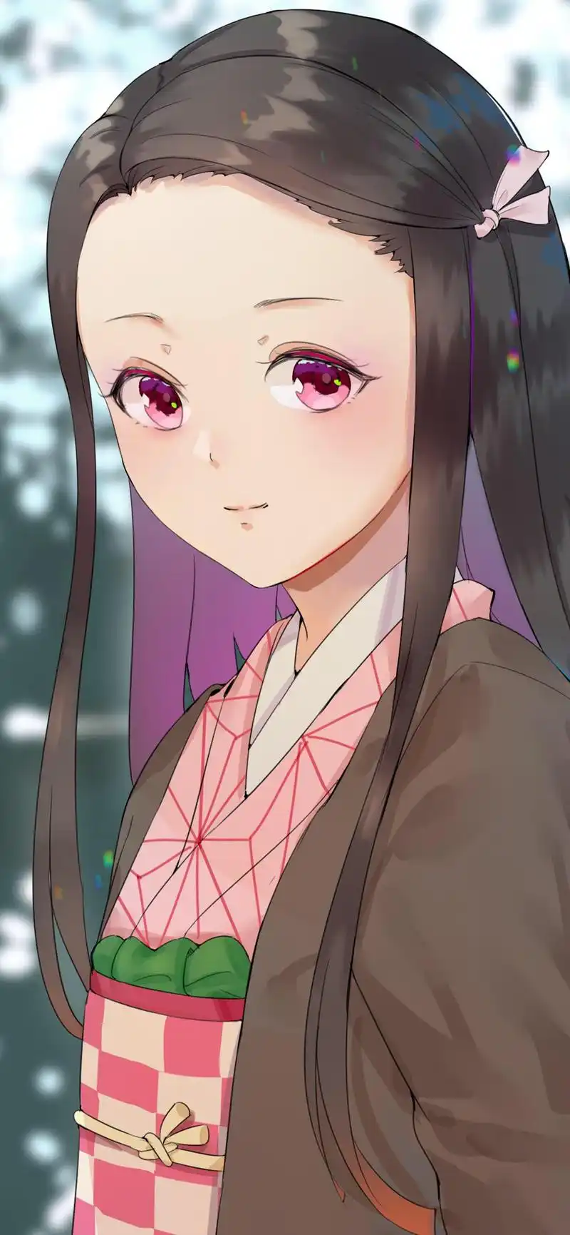 鬼灭之刃祢豆子高清手机壁纸