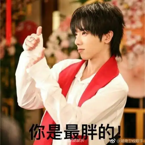 组图:《歌手》华晨宇表情包来袭!眯眼憨笑呆萌可爱