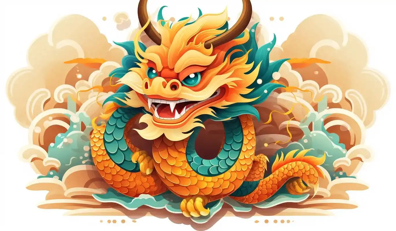 龙#中国龙#龙年插画 - 抖音