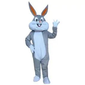 兔八哥卡通人偶服装兔女郎动漫人物头套复活节兔子人穿玩偶服白兔
