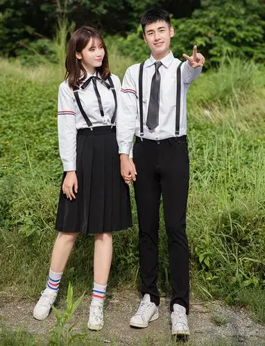 校园风校服学院风套装高中班服季女中学生英伦网红jk制服韩国装秋