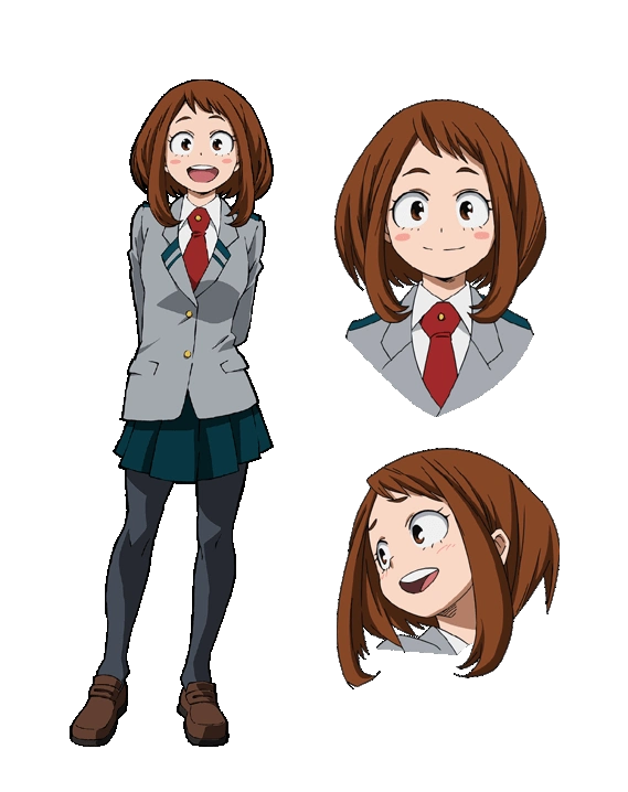 《我的英雄学院》:丽日御茶子壁纸,元气满满的爱笑少女