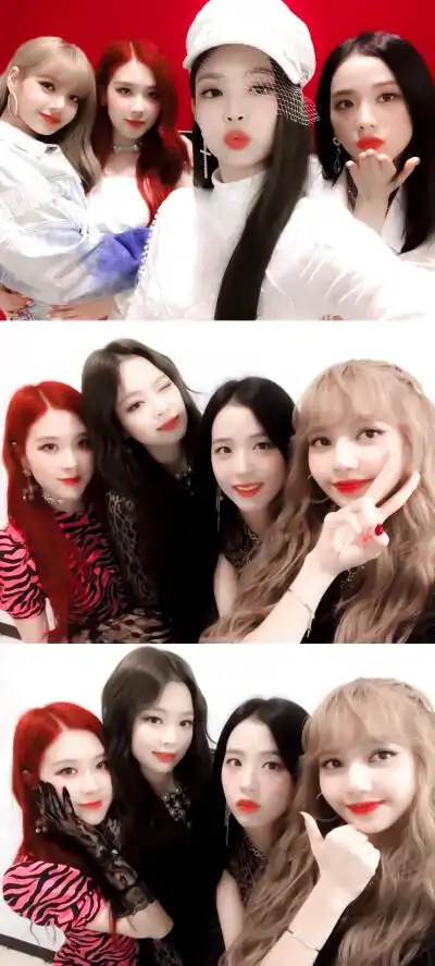 blackpink四人合照 cr.赵小姐的柚子
