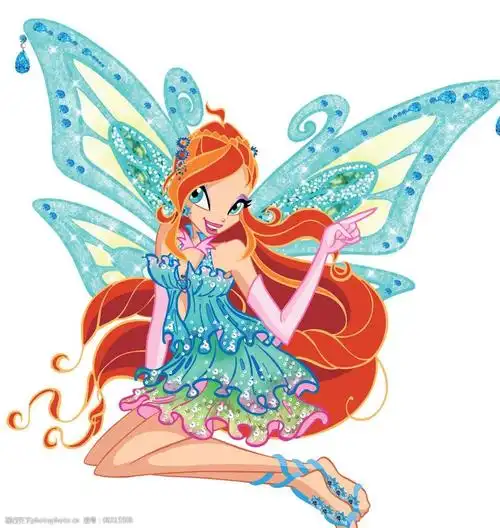 蝴蝶仙子图片