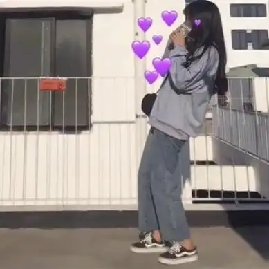 超火发射爱心闺蜜头像一对两