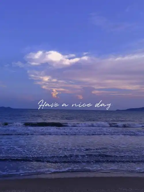 看不腻的海蓝紫色的海和日落附调色