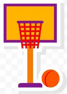 篮球架png素材透明免抠图片-其他元素