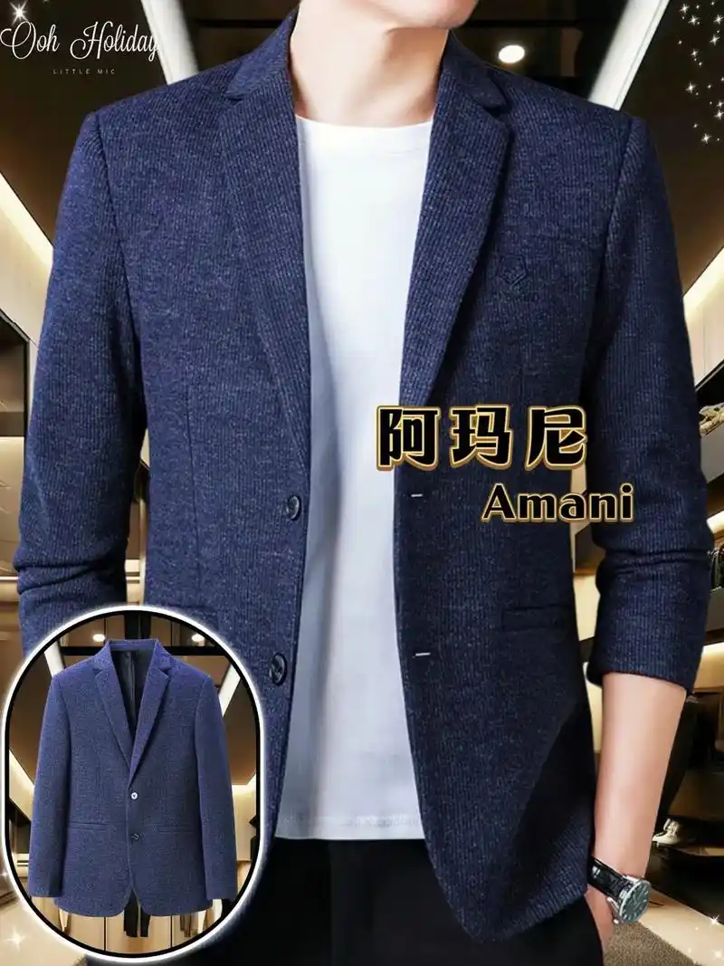 快来看这款高档西装,时尚又商务.哥哥们,意大利品牌春季西装高 - 抖音