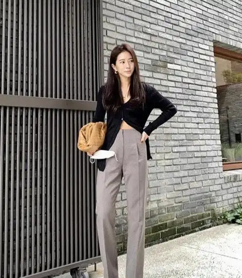 韩国博主真会穿基础款get简约高级感优雅不失干练