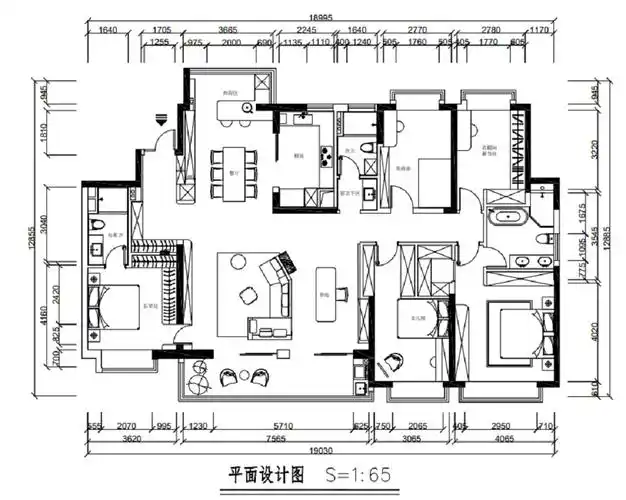苏宁檀悦239㎡大平层现代简约风格