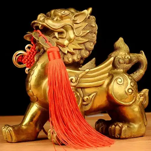 风水阁全铜貔貅摆件一对对大小号皮丘家居装饰工艺品摆件