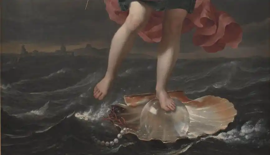 吹肥皂泡的男孩.生命短暂的寓言boy blowing soap bubbles.