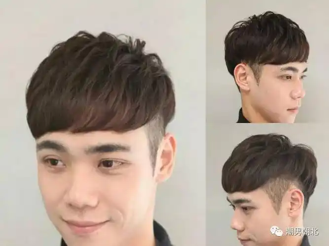 6款男生无鬓角发型剪了就变帅