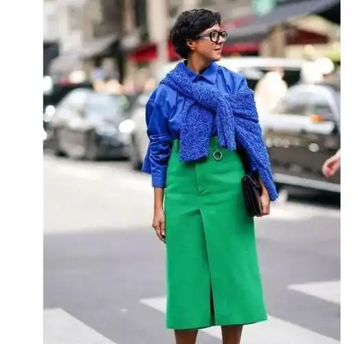 绿色衣服怎么搭试试这样穿