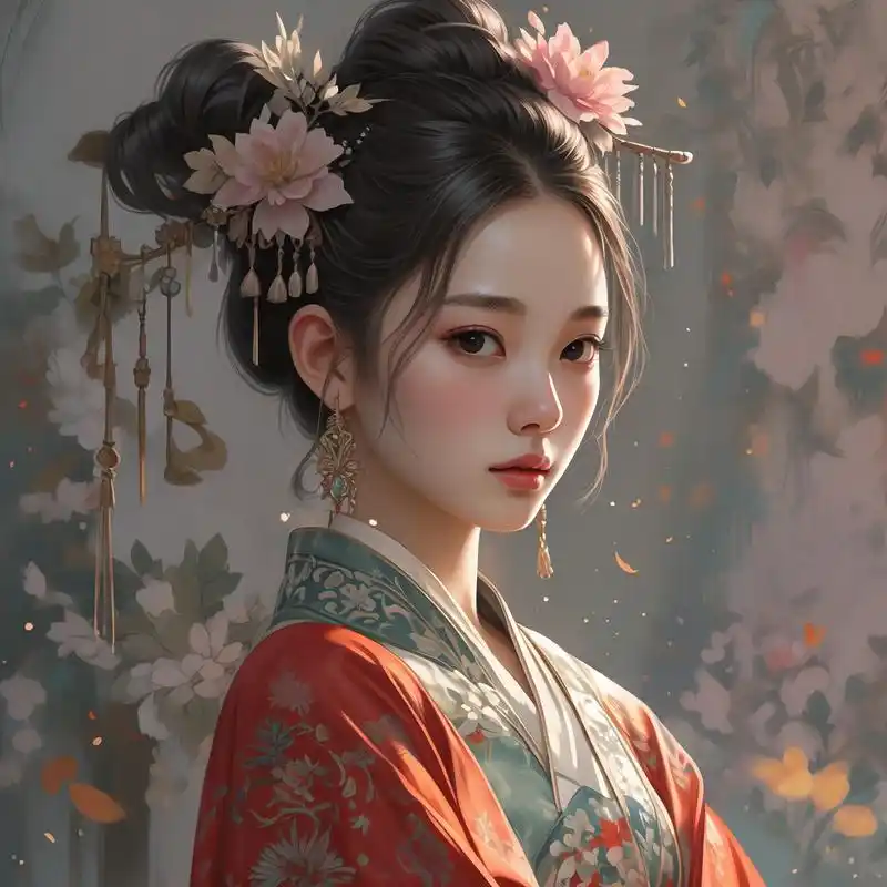 96古风高冷稀有女子头像96 探索古风之美,高冷稀有女子的头像来啦