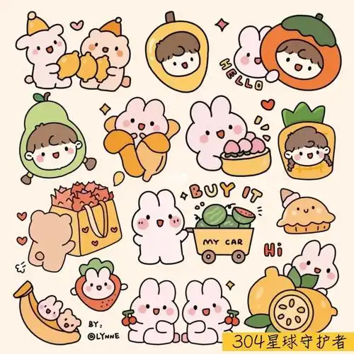 可爱简笔画第二弹