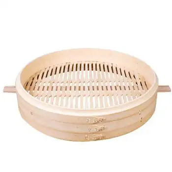 竹蒸笼家用大蒸笼蒸屉蒸锅笼屉50cm特大号商用竹屉大号蒸馒头包子 65