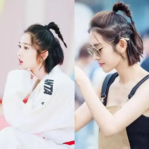 短发 编发=时髦炸!