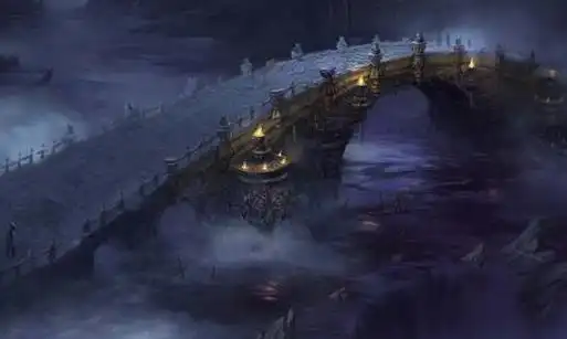 孟婆奈何桥图片忘川河奈何桥图片