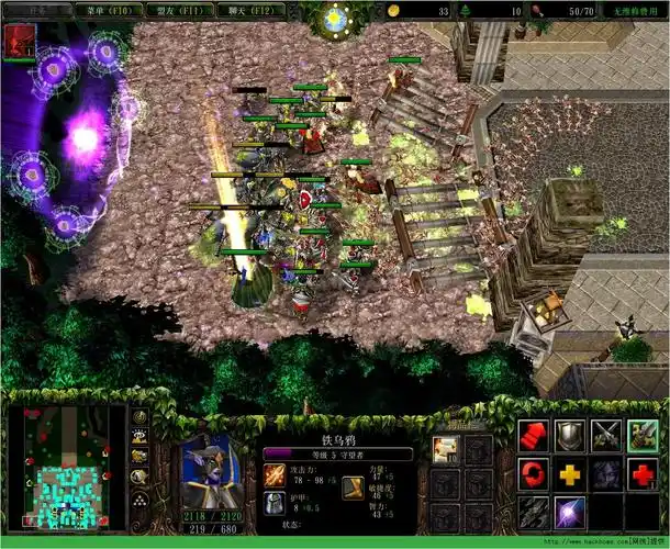 魔兽防守地图 雅克萨城守卫战 v1.14c