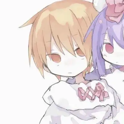 qq情侣卡通可爱的漫画脸头像恋爱是脸红心动尊重忠诚很爱很爱你