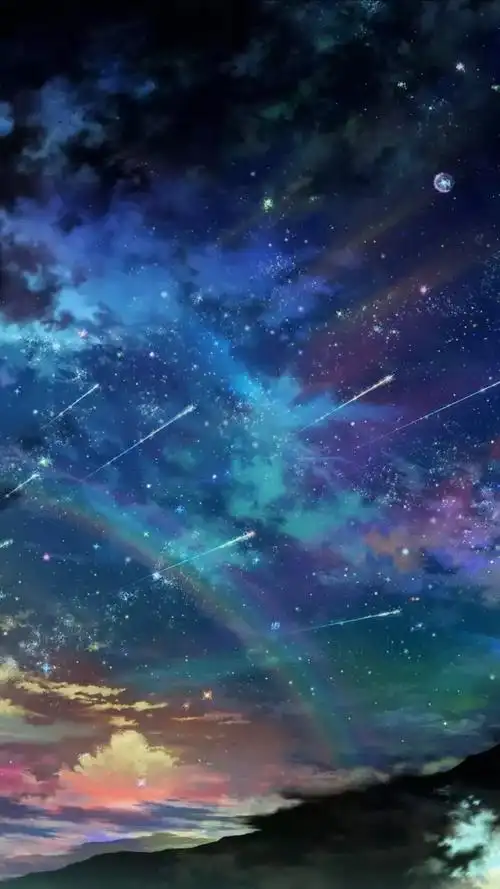壁纸星空风景手绘宇宙