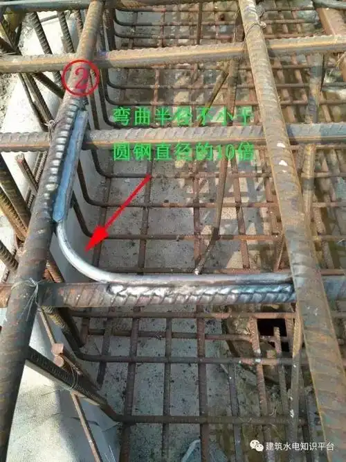 点与基础防雷接地焊接防雷引下线跨接焊接防雷引下线焊接完成特别声明