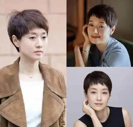 孙俪和女明星的短发,时尚减龄惹人羡慕_发型_脸型_刘海