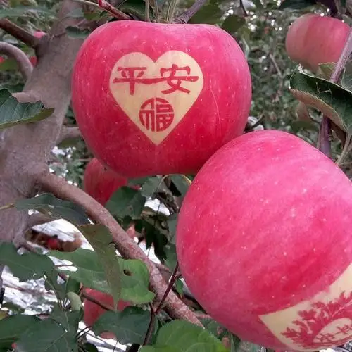 平安夜,吃苹果,送祝愿,平平安安,深州信誉楼水果柜组为您推荐
