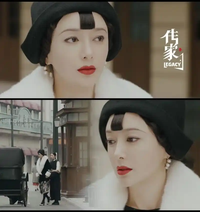 电视剧《#传家》今日热播中,#秦岚 解锁新身份——星华百货的