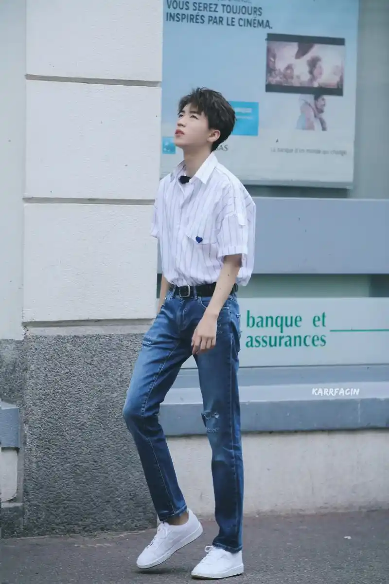 [tfboys][新闻]200109 王俊凯腿细任性系列,新创凯式保暖新时尚