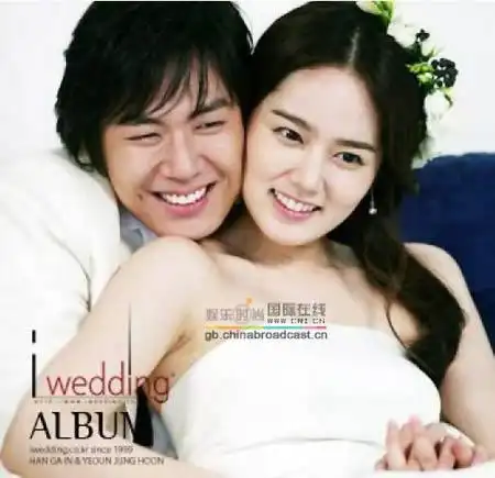 延政勋韩佳人婚礼相册全曝光之婚纱篇组图
