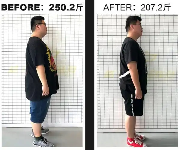 就是一些减肥前后的对比照希望可以激励到正在减肥的你