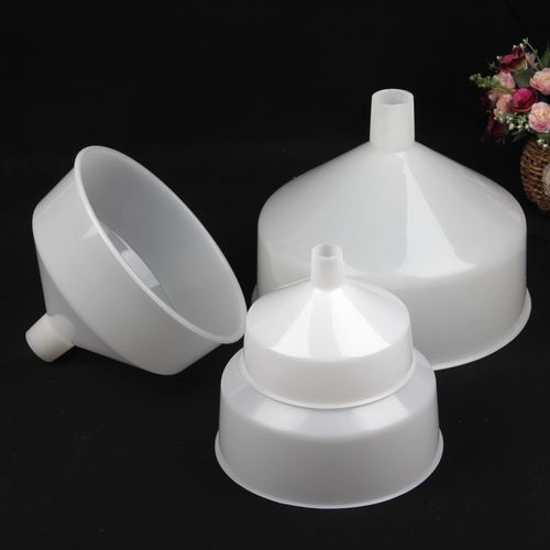 塑料白色特大号漏斗加油漏斗工业灌料大号漏斗家用大口径漏斗