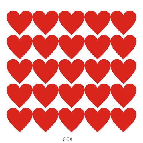 手写姓名贴特大号儿童名字贴条心形活动贴1-10厘米不干胶标签