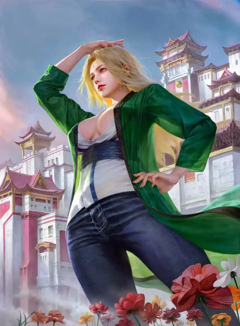 手绘同人  纲手.分享一张自己手绘同人——纲手,可在主页观看 - 抖音