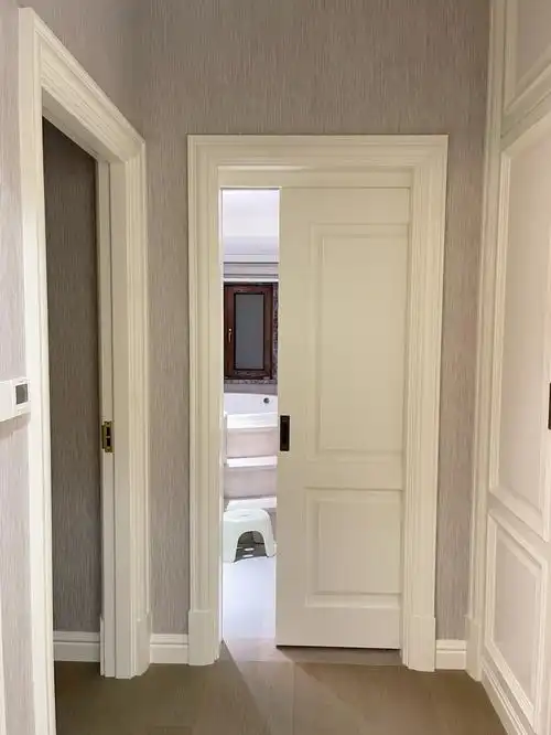 现代美式 | 超温柔的主卧浴室推拉门