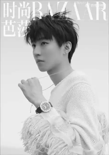 王俊凯时尚芭莎八月刊封面
