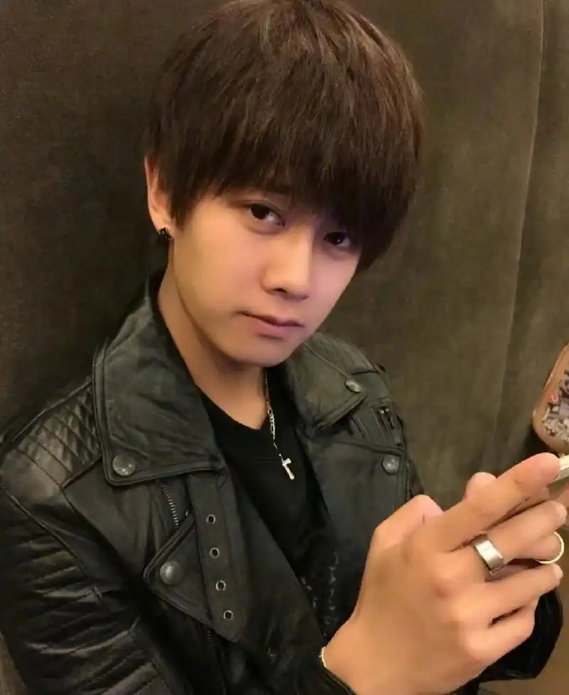 任嘉伦出道前的样子,发量王者