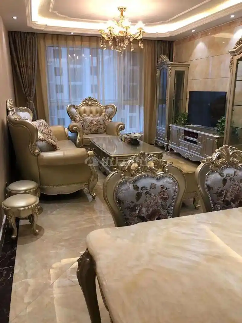 金宸国际  豪华装修108平三室  可观湖  家具家电全送# - 抖音