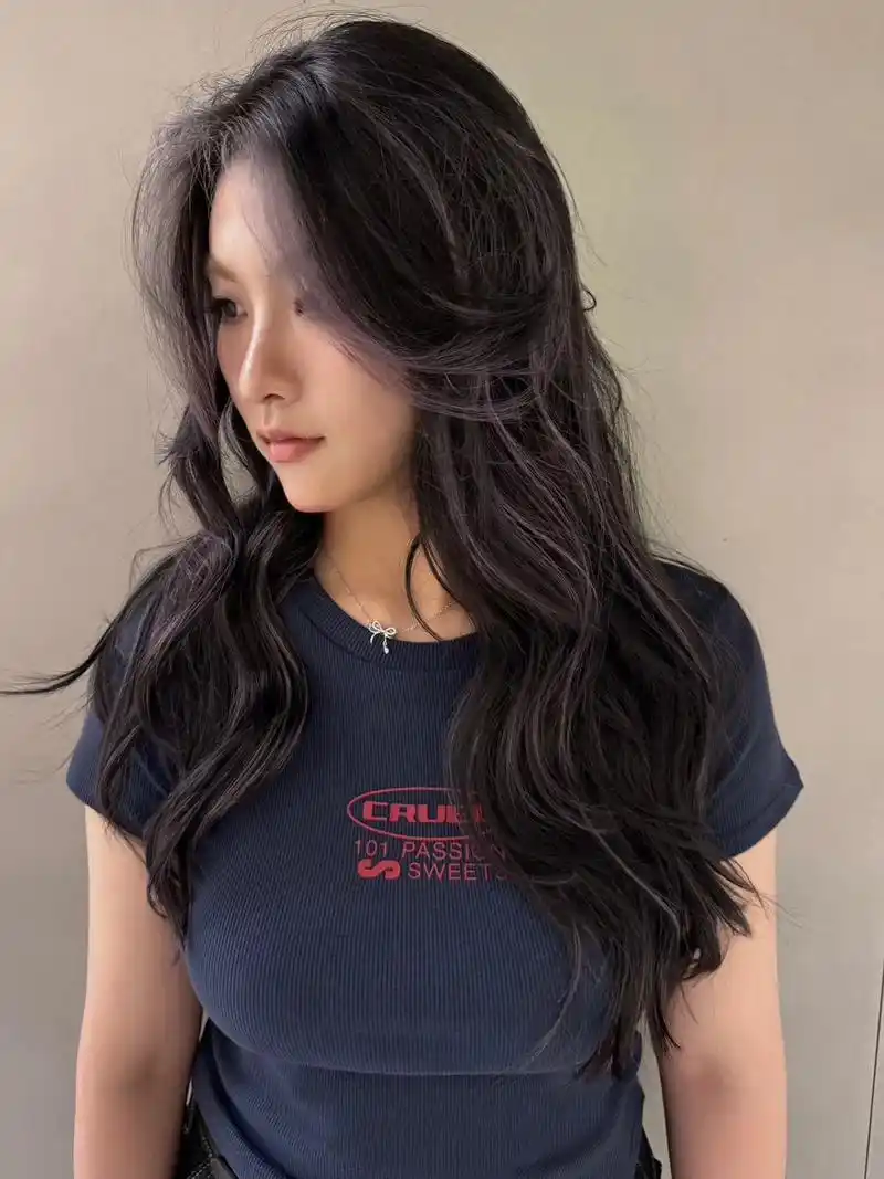 分享原创作品,黄黑皮女生都可尝试的一款混血挑染发色,后期掉色不会有