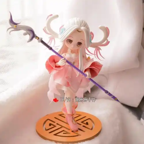 粘土人定制_菟麻麻手作超轻粘土来图定制倩女幽魂动漫游戏周边手办