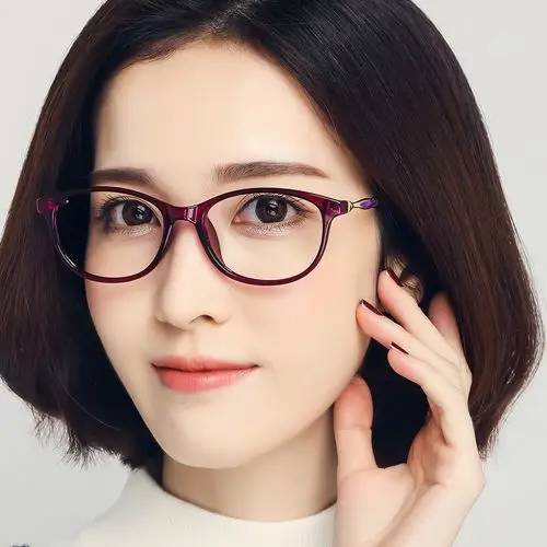 近视眼镜近视眼女防蓝光大脸成品镜框女款圆脸防蓝光镜