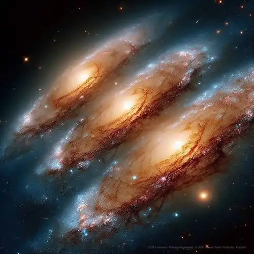 天文学家发现宇宙中的暗物质,居然制造出了遥远星系的三个克隆体