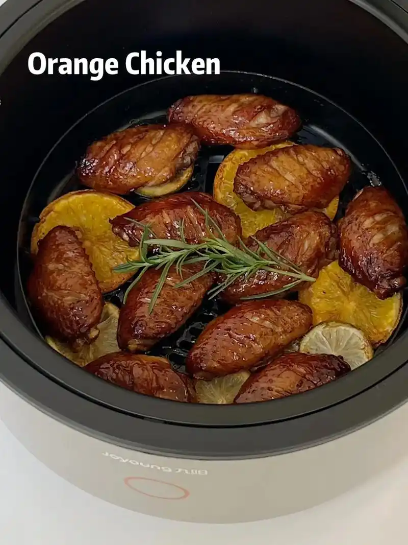 蜜汁蒜香鸡翅92空气炸锅免油炸版.