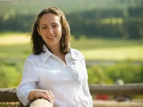 美女,突尼斯人,花园,背景